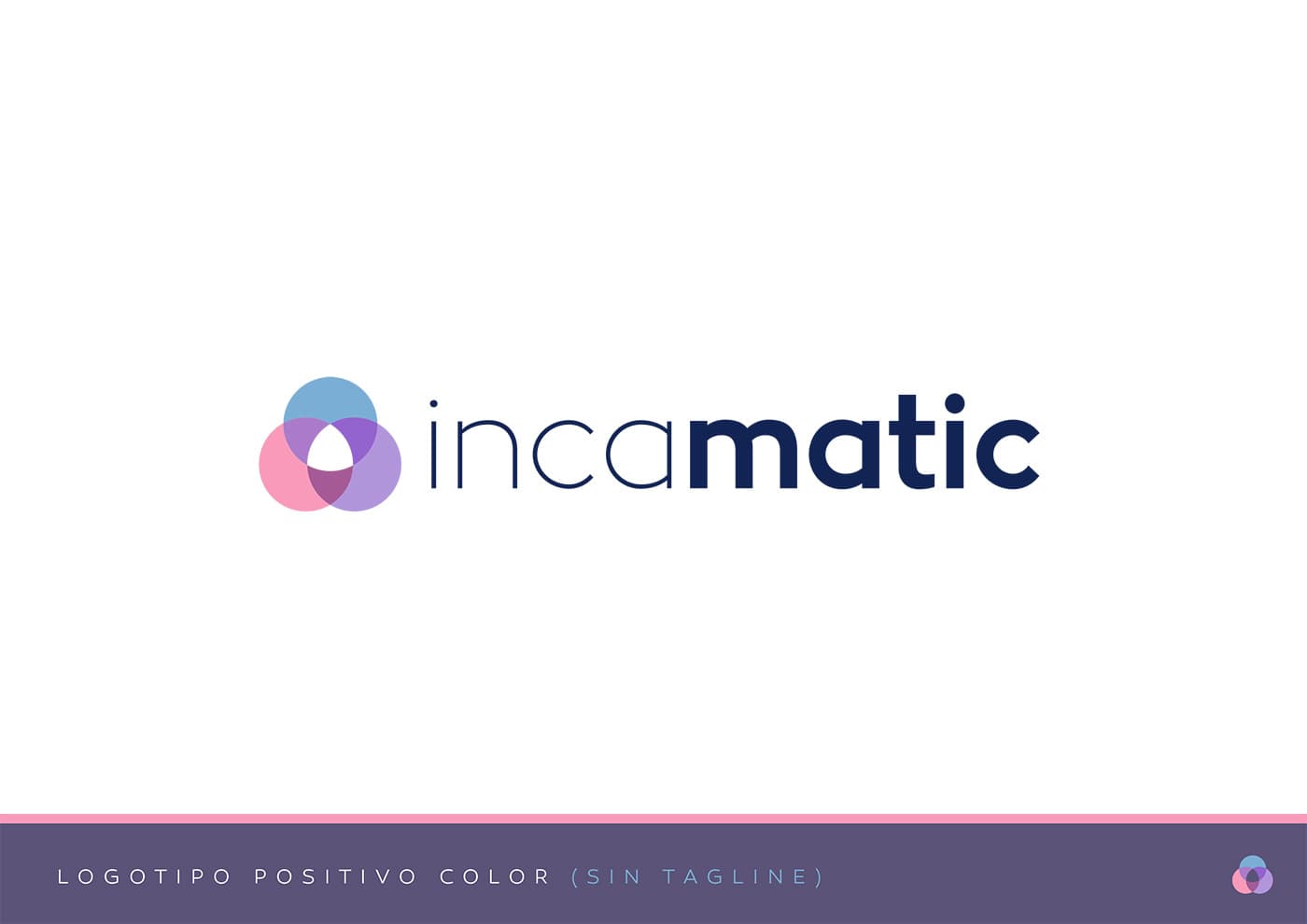 Pàgina del manual amb el logotip d'Incamatic en la seva versió positiva a color