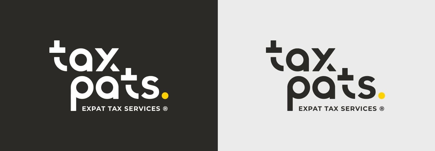 Logotipo en sus versiones sobre fondo negro y fondo gris claro
