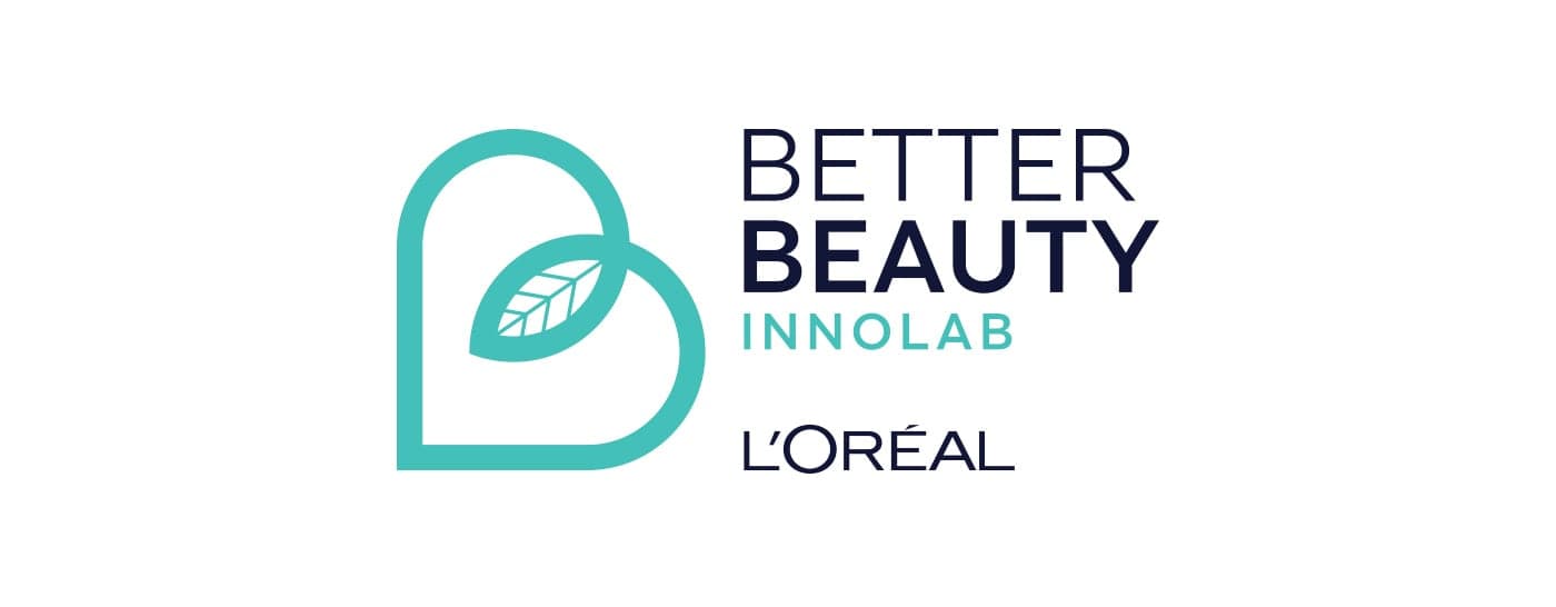 Logotip de Better Beauty Innolab, la lletra B convertida en fulla verda