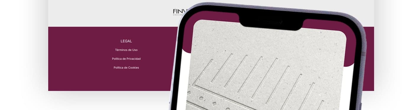 Maqueta d'un telèfon mòbil amb la textura grisa d'una targeta corporativa
