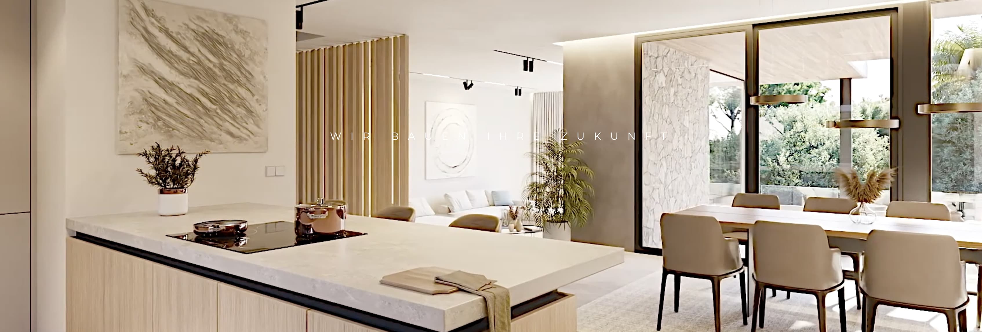 Elegance and solidity for a builder with Mediterranean light.