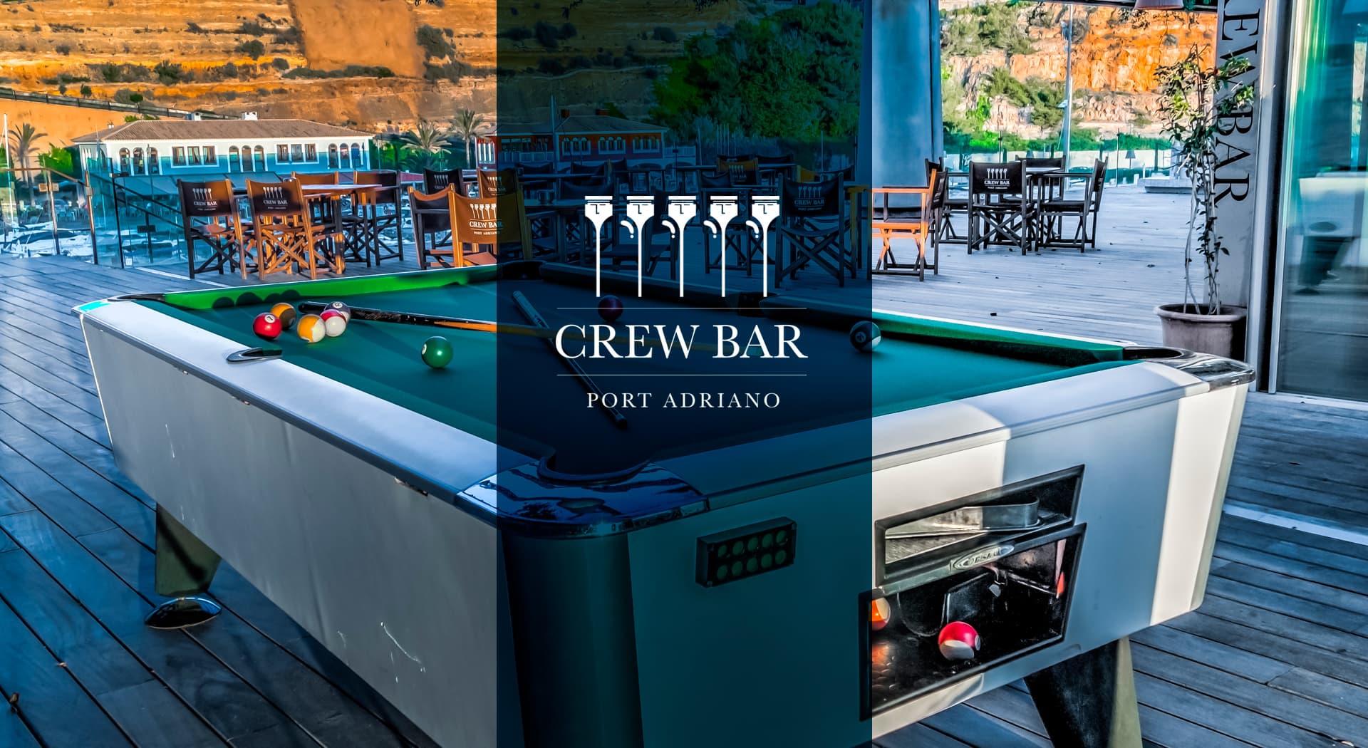Una taverna marinera amagada entre iots de luxe.