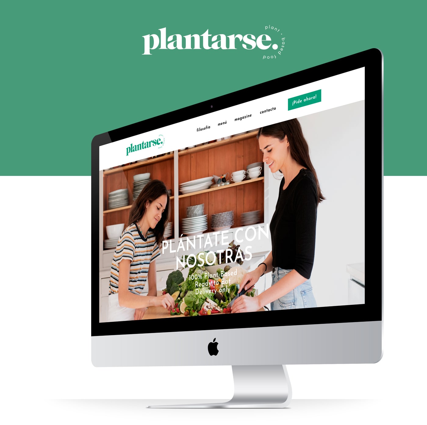 diseño web portada de la web de Plantarse