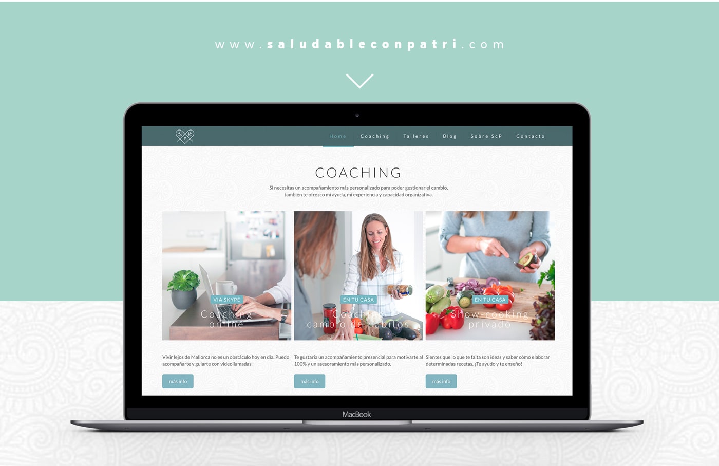 diseño web sección Coaching